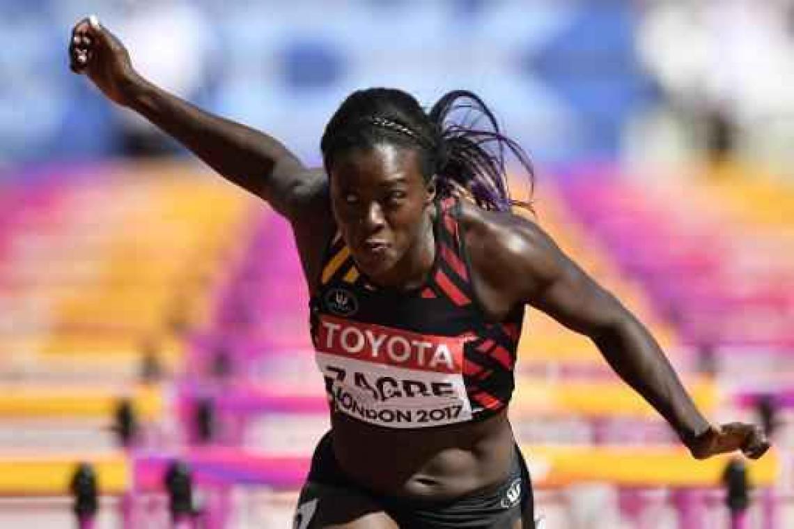 Anne Zagré strandt in halve finales 100 meter horden