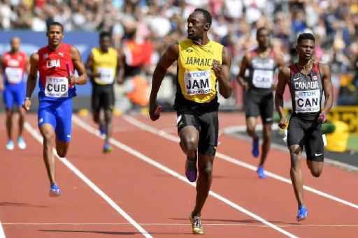 Usain Bolt mag zich opmaken voor ultiem optreden in finale 4x100 meter