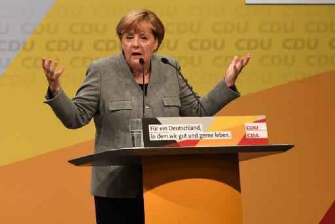 Merkel belooft elke Duitser een job tegen 2025
