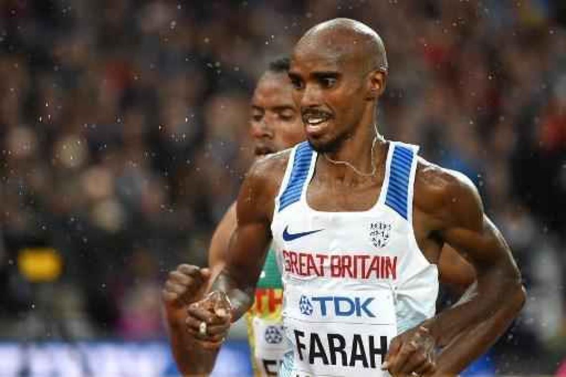 WK atletiek - Mo Farah grijpt naast dubbel, goud voor Muktar Edris op 5.000m