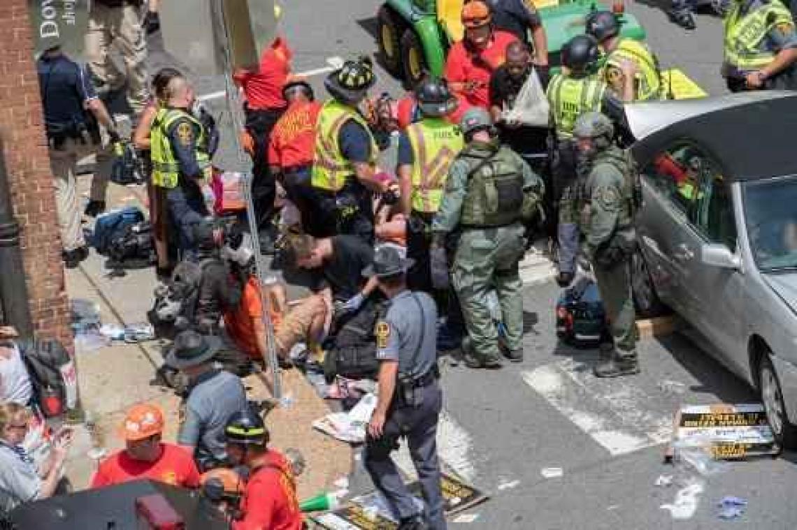 Dode bij aanrijding tijdens bijeenkomst van extreemrechts in Charlottesville