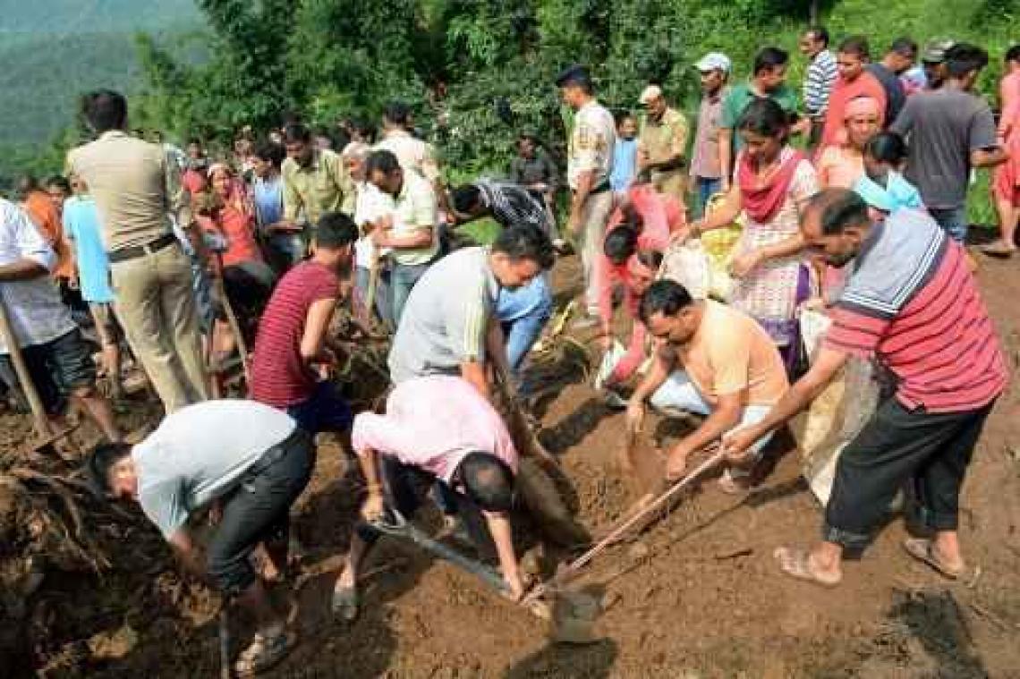 Minstens 45 doden door aardverschuiving in India