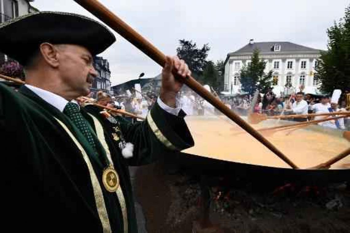 Fipronil in eieren - Jaarlijkse reuzenomelet lokt gevoelig minder lekkerbekken naar Malmedy