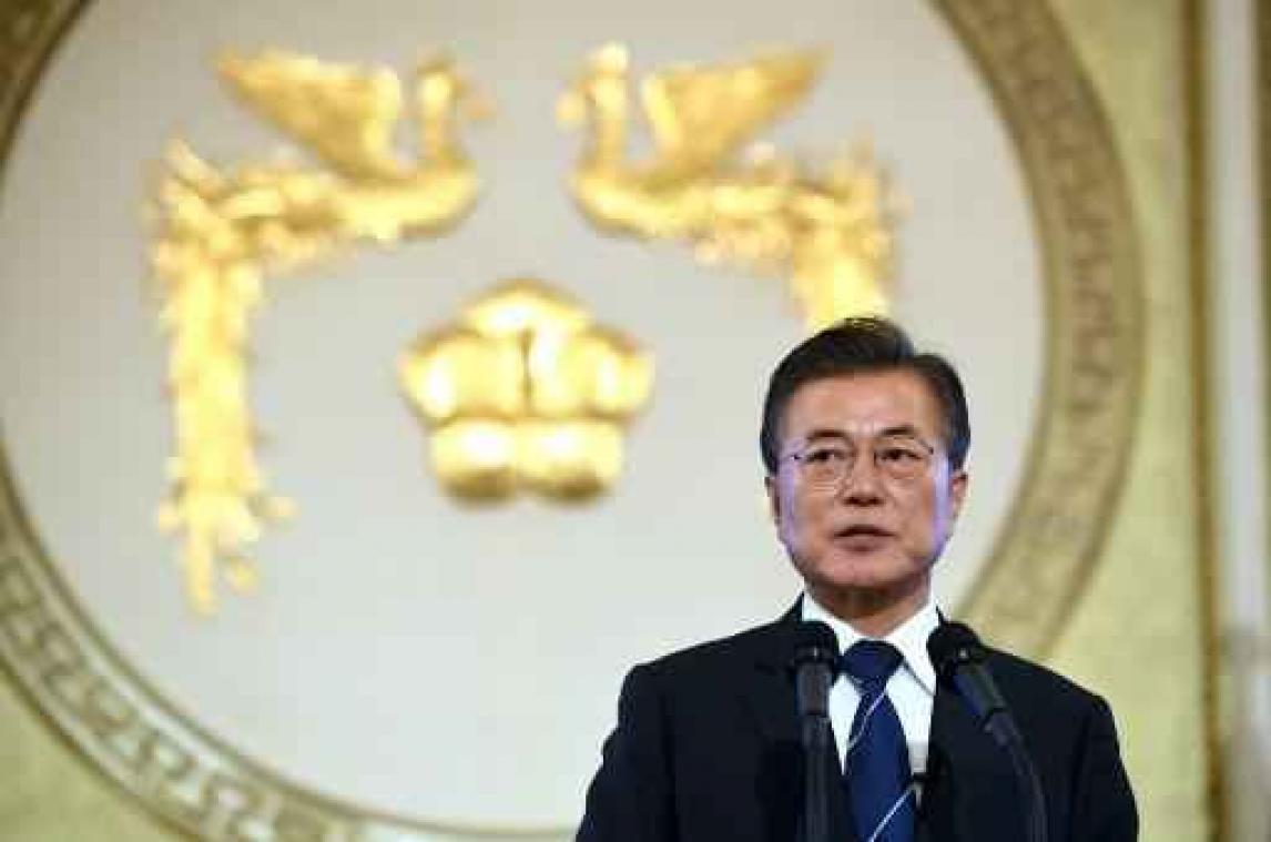 "Nooit opnieuw oorlog op Koreaanse schiereiland", sust Zuid-Koreaanse president
