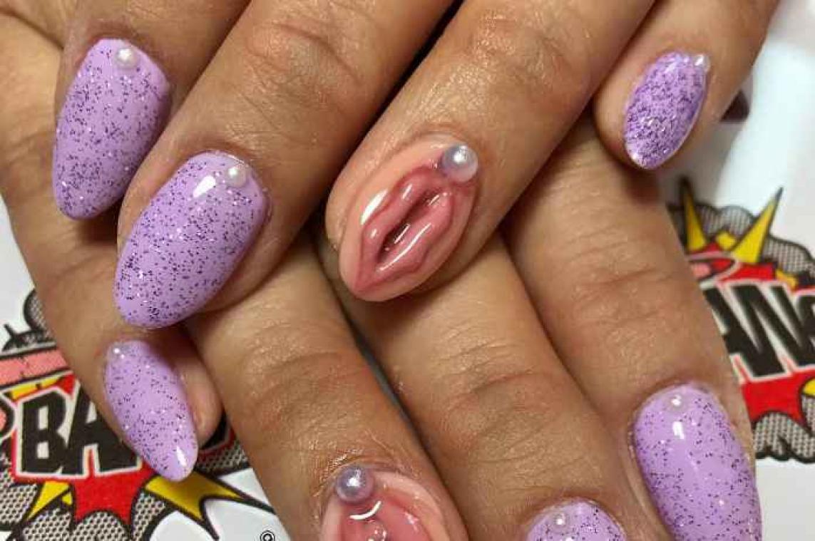 Nieuwe, vreemde trend: vagina's op je nagels