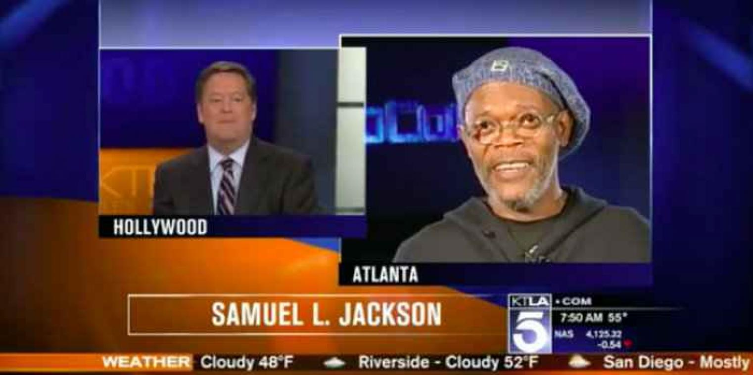 Samuel L. Jackson geeft presentator een veeg uit de pan na grote flater