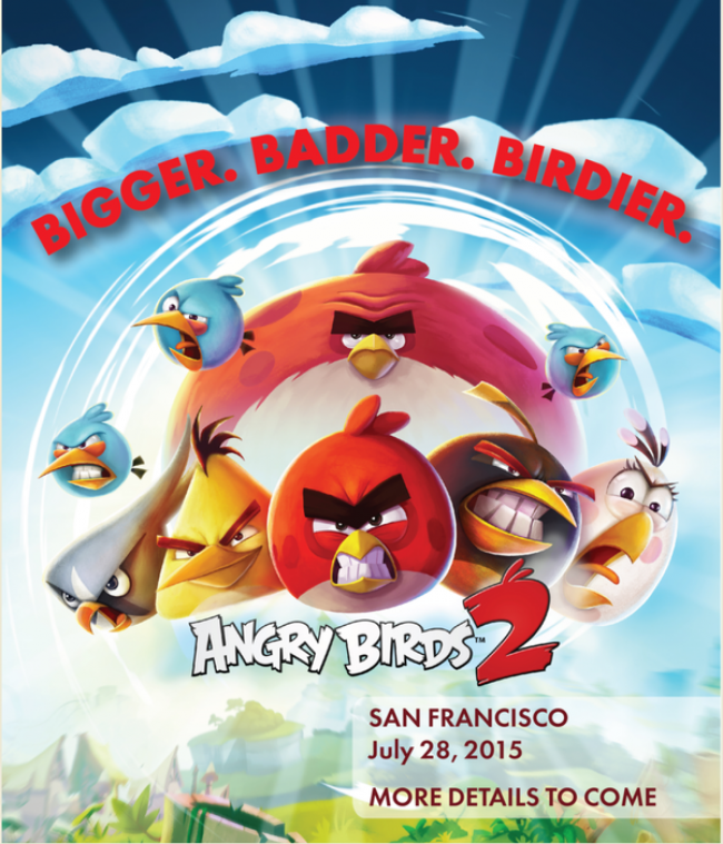 Angry Birds 2 op komst