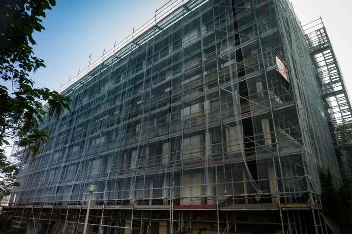 Dieven gaan ervandoor met steigers van 12 meter hoog