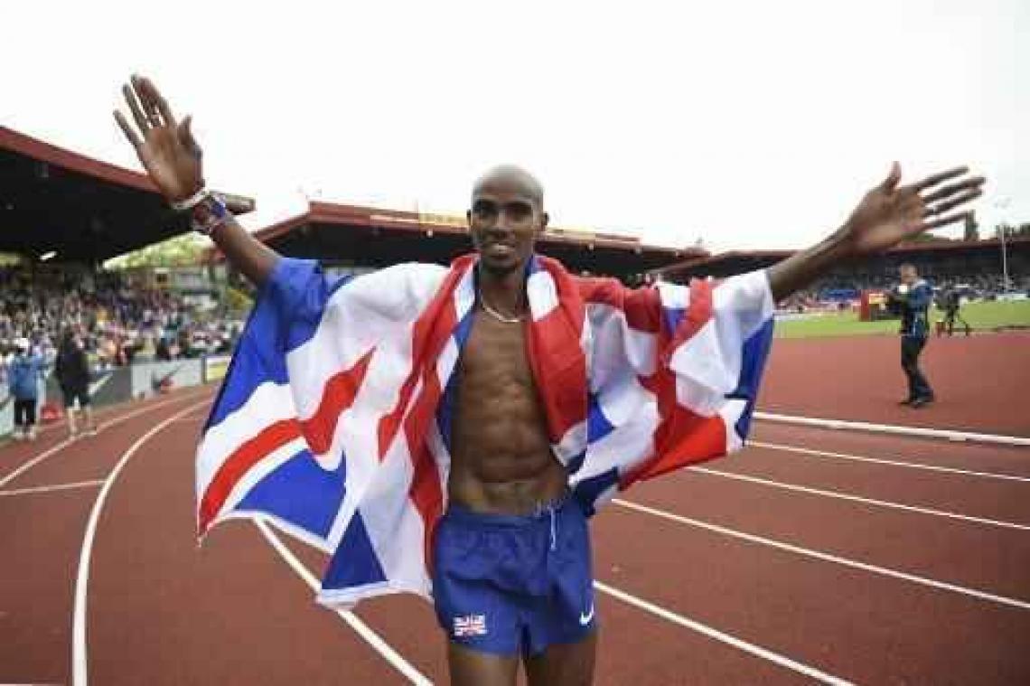 Diamond League Birmingham - Mo Farah wint bij afscheid van Britse publiek, persoonlijk record voor Soufiane Bouchiki