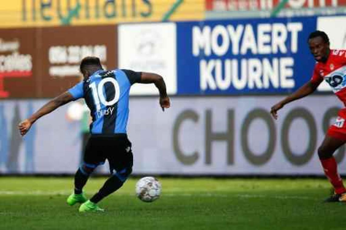 Jupiler Pro League - Fel gewijzigd Club Brugge behoudt tegen Kortrijk maximum van de punten