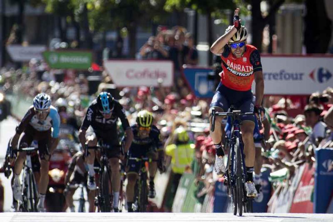 Nibali wint eerste bergrit van de Vuelta
