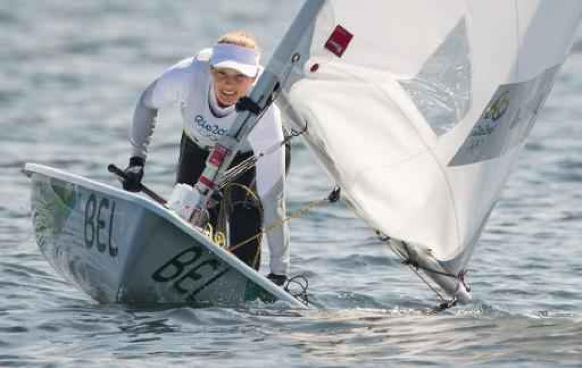 Evi Van Acker neemt de leiding over in WK Laser Radial