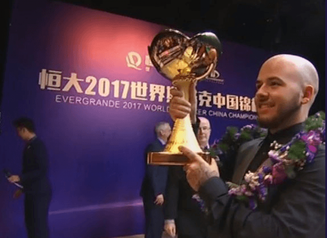 Luca Brecel wint eerste rankingtornooi en stormt top 15 binnen