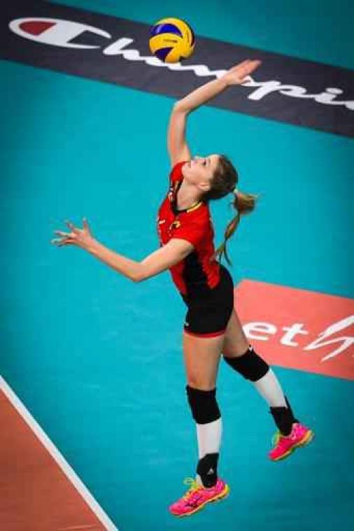 Kwal. WK volley (v) - Yellow Tigers verliezen Derby der Lage Landen
