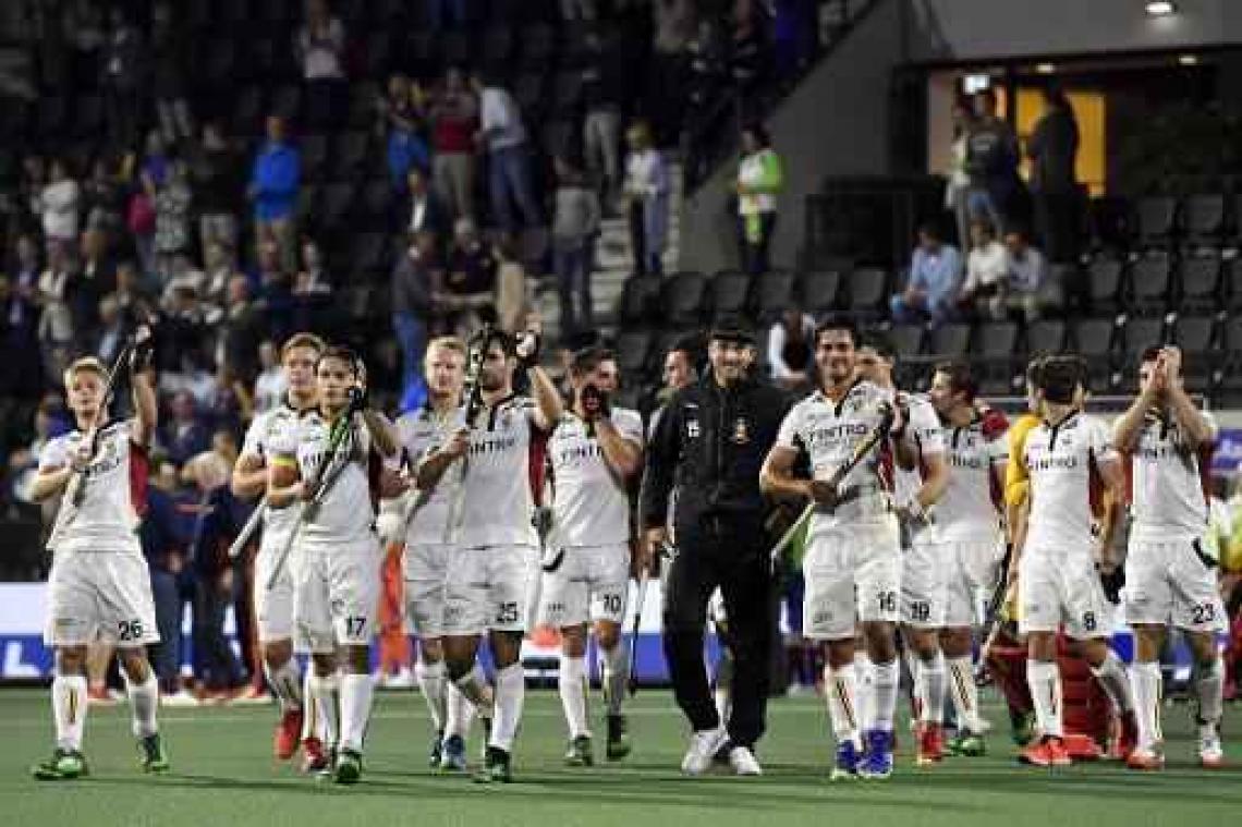 EK hockey (m) - Red Lions grijpen naast groepswinst, in halve finales tegen Duitsland