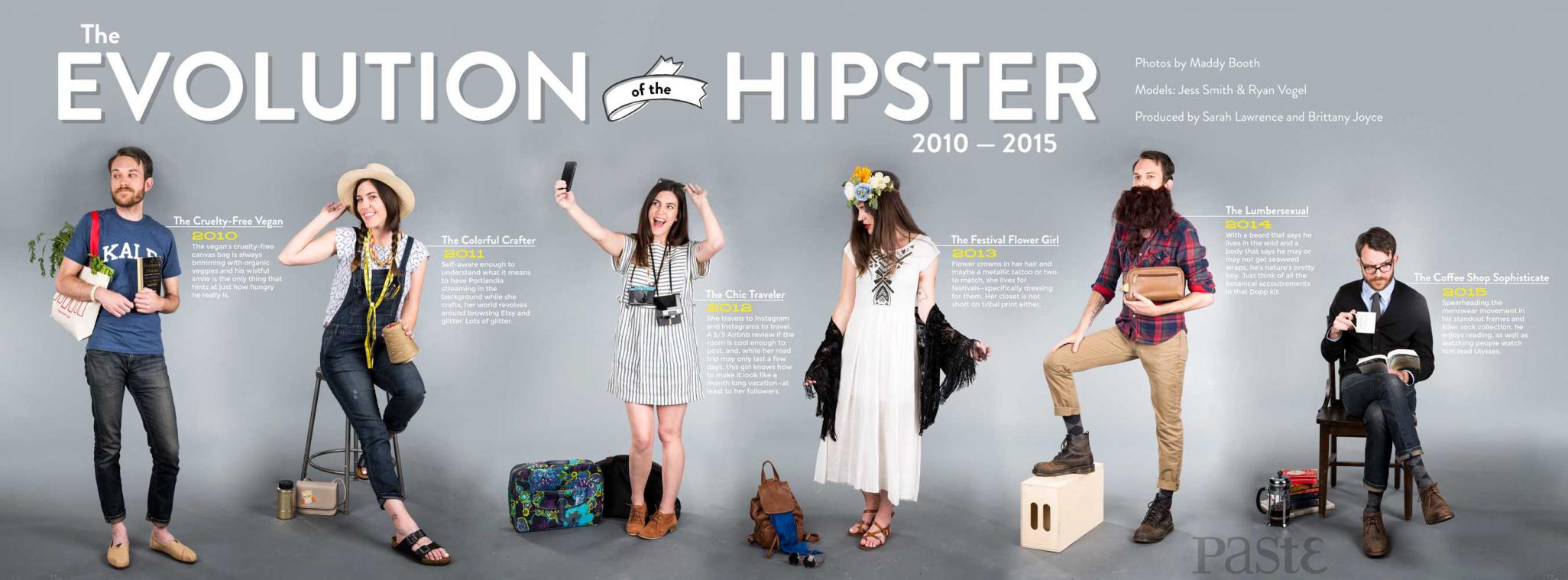 IN BEELD: De evolutie van de hipster