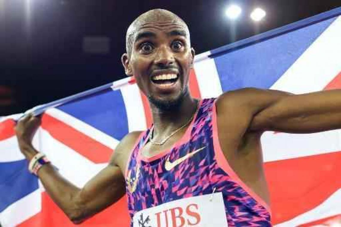 Diamond League Zürich - Mo Farah wint nipt laatste wedstrijd op de piste, Kevin Borlée vijfde in 400 meter