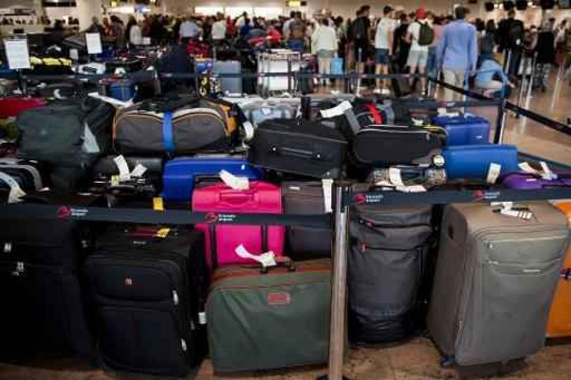 Nog ruim 10.000 valiezen op Brussels Airport na staking bij Swissport