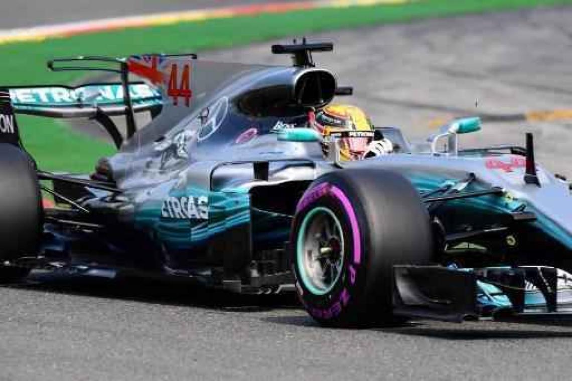 F1 - GP van België - Lewis Hamilton verovert de pole en evenaart record Michael Schumacher