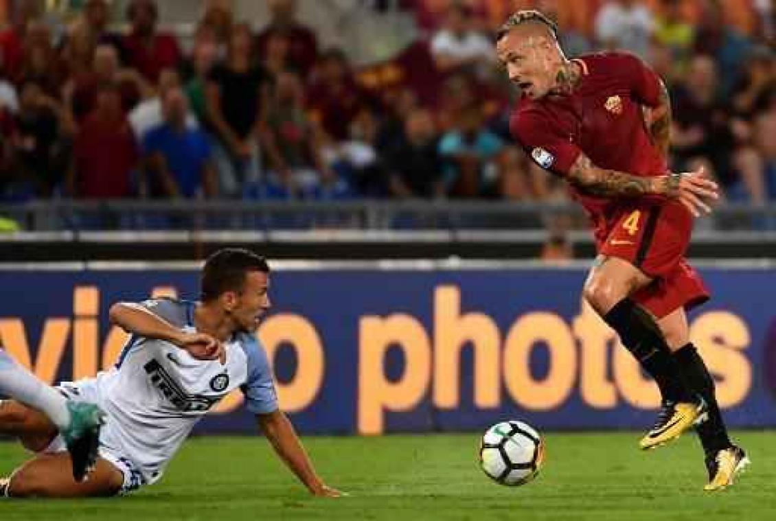 Belgen in het buitenland - Nainggolan gaat met Roma met de billen bloot tegen Inter