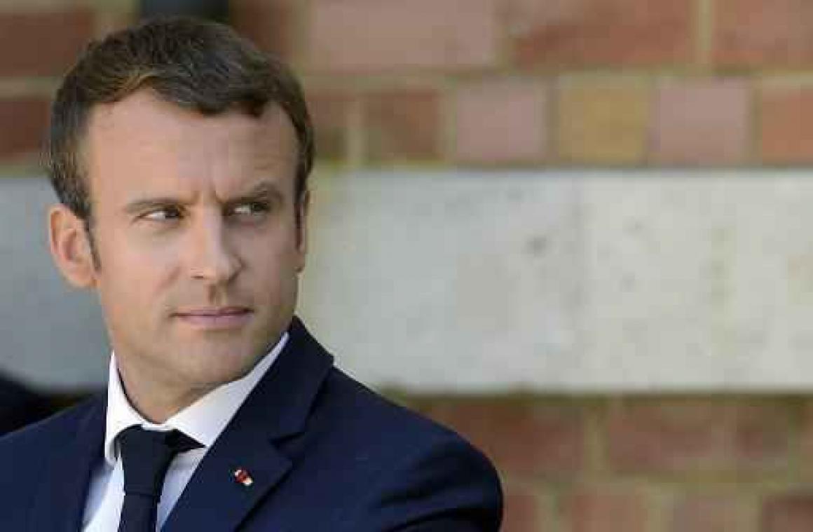 Populariteit Franse president Macron fors gedaald