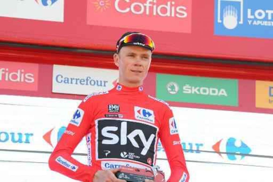Vuelta - Chris Froome verstevigt leidersplaats met ritzege