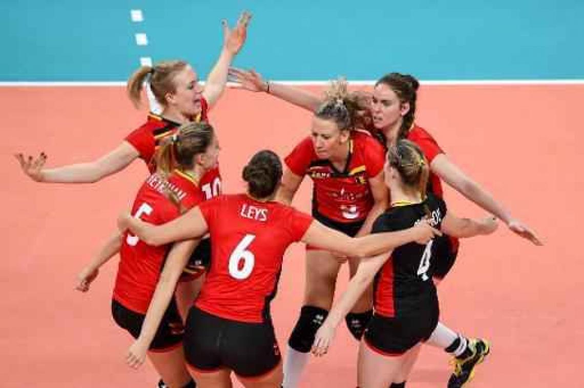 Kwal. WK volleybal (v) - België, al uitgeschakeld, sluit kwalificatiecampagne af met overwinning tegen Griekenland