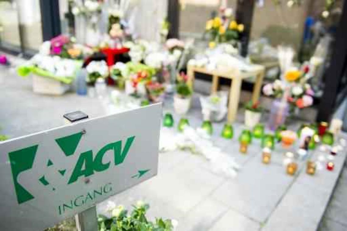 ACV-personeel herdenkt neergeschoten bediende in Diest