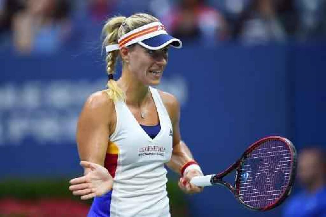 Titelverdedigster Angelique Kerber in eerste ronde uitgeschakeld in US Open
