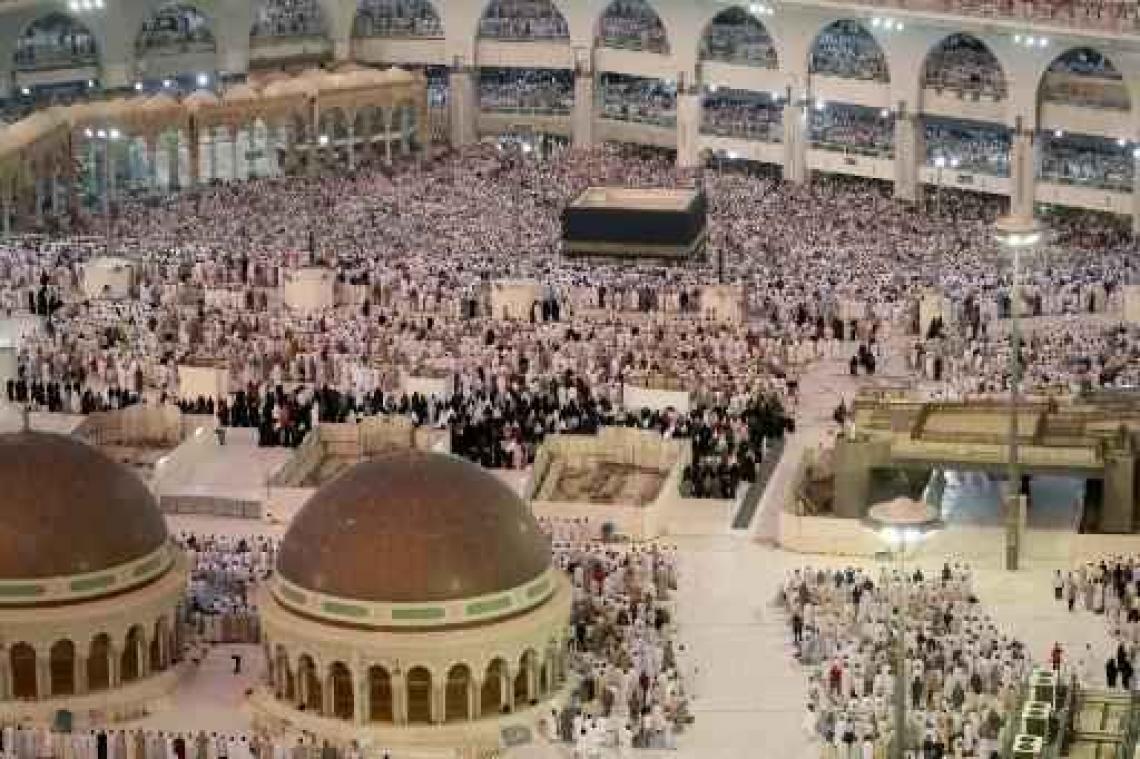 Twee miljoen moslims beginnen aan bedevaart in Mekka
