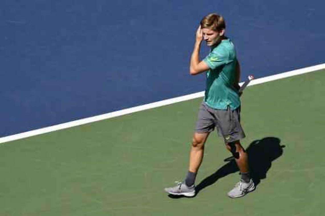 US Open - David Goffin heeft vier sets nodig tegen Fransman Benneteau