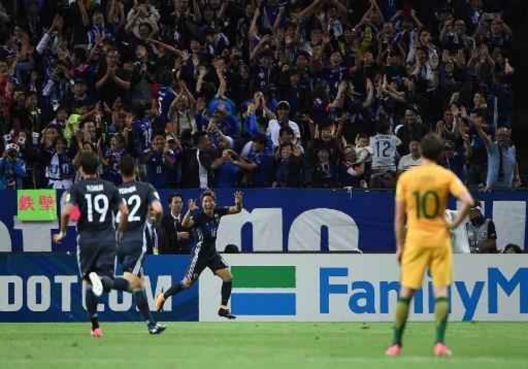 Kwal. WK 2018 - Japan plaatst zich voor eindronde na winst tegen Australië