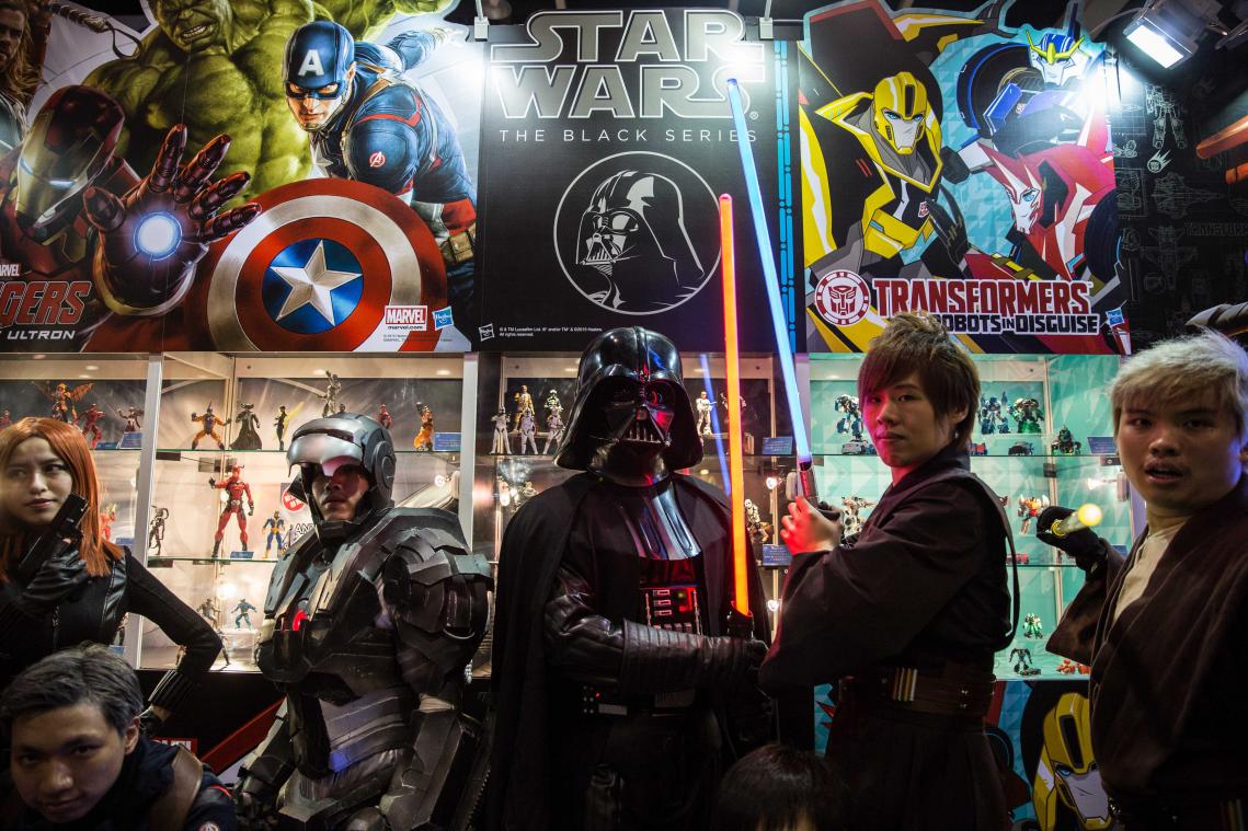 IN BEELD. Selfies met een 'Star Wars'-tintje