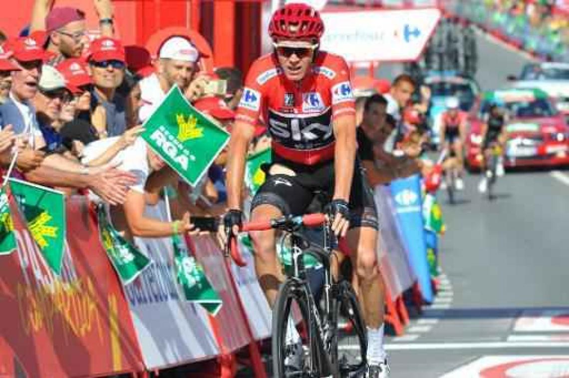 Chris Froome na val en tijdsverlies: "Ik ben in orde"