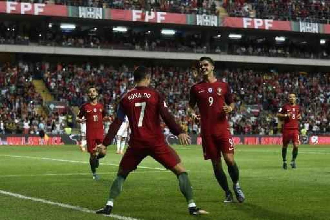Kwal. WK 2018 - Portugal en Zwitserland verwennen hun thuisfans