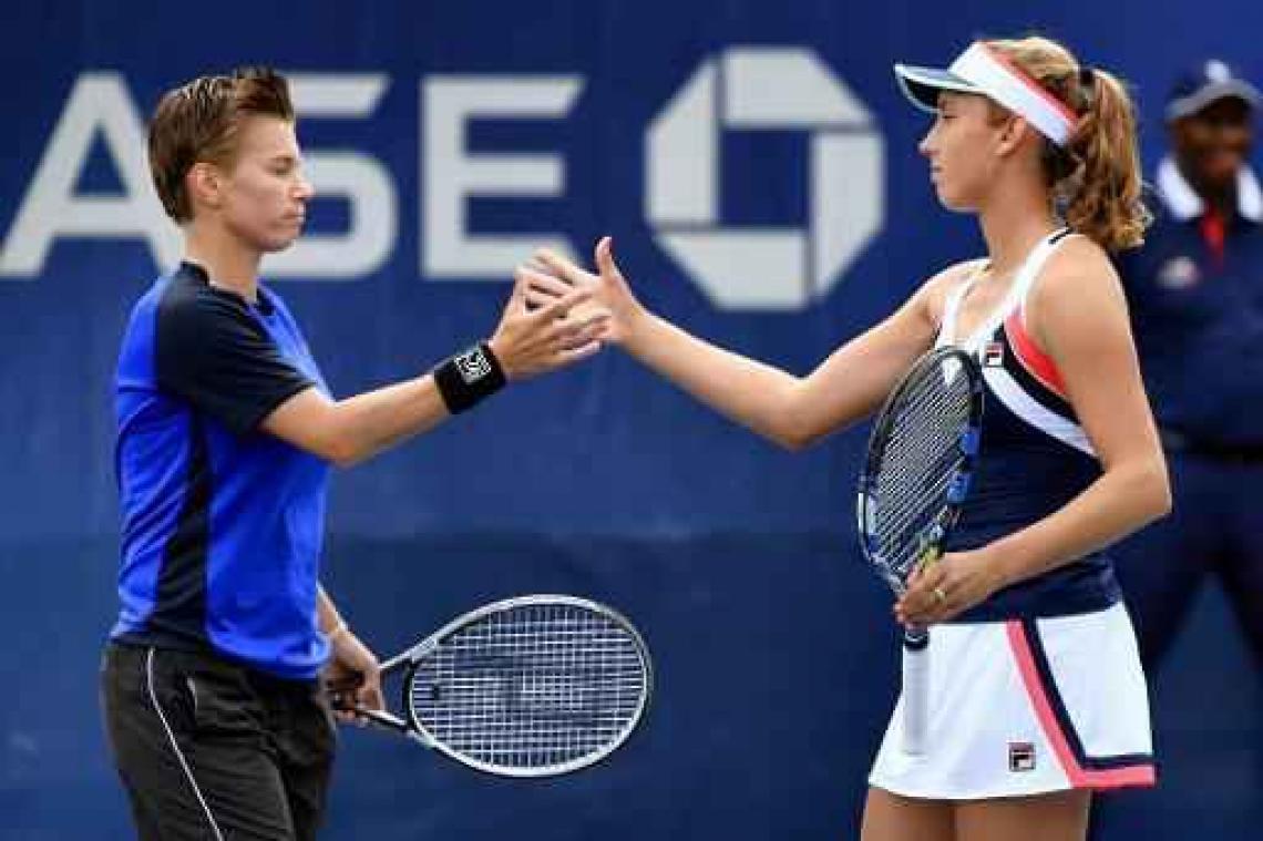 US Open - Steve Darcis stoot door in dubbelspel, Elise Mertens moet koffers pakken