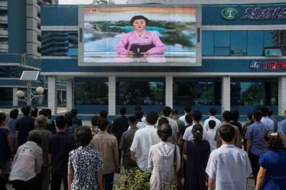 Pyongyang voert favoriete presentatrice op voor bekendmaking test met waterstofbom