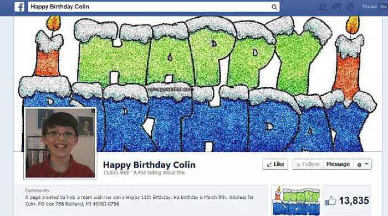 Eenzame jongen zonder vriendjes krijgt Facebookpagina met maar liefst 13.000 vrienden