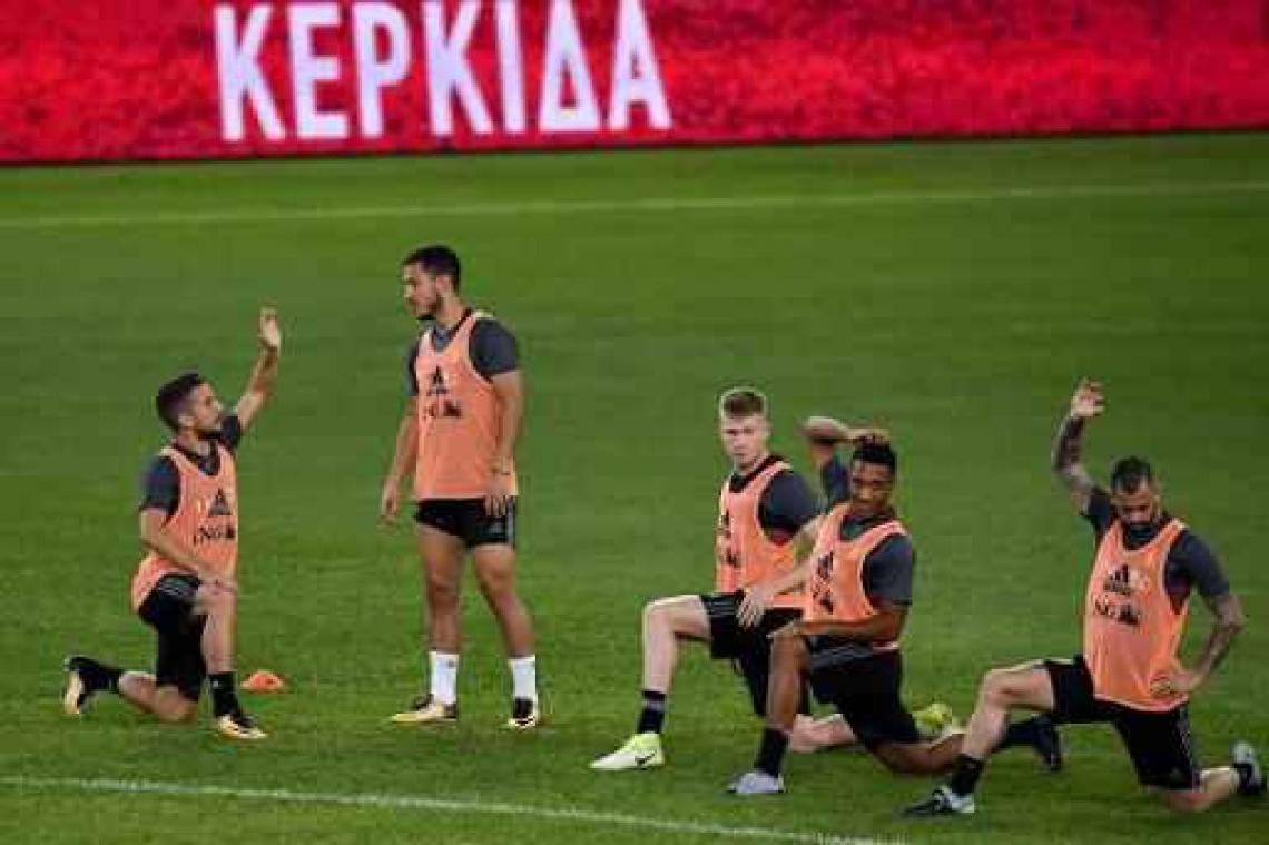 Rode Duivels - België zonder Vincent Kompany tegen Griekenland