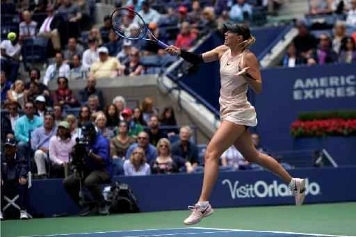 US Open - Maria Sharapova strandt in achtste finales