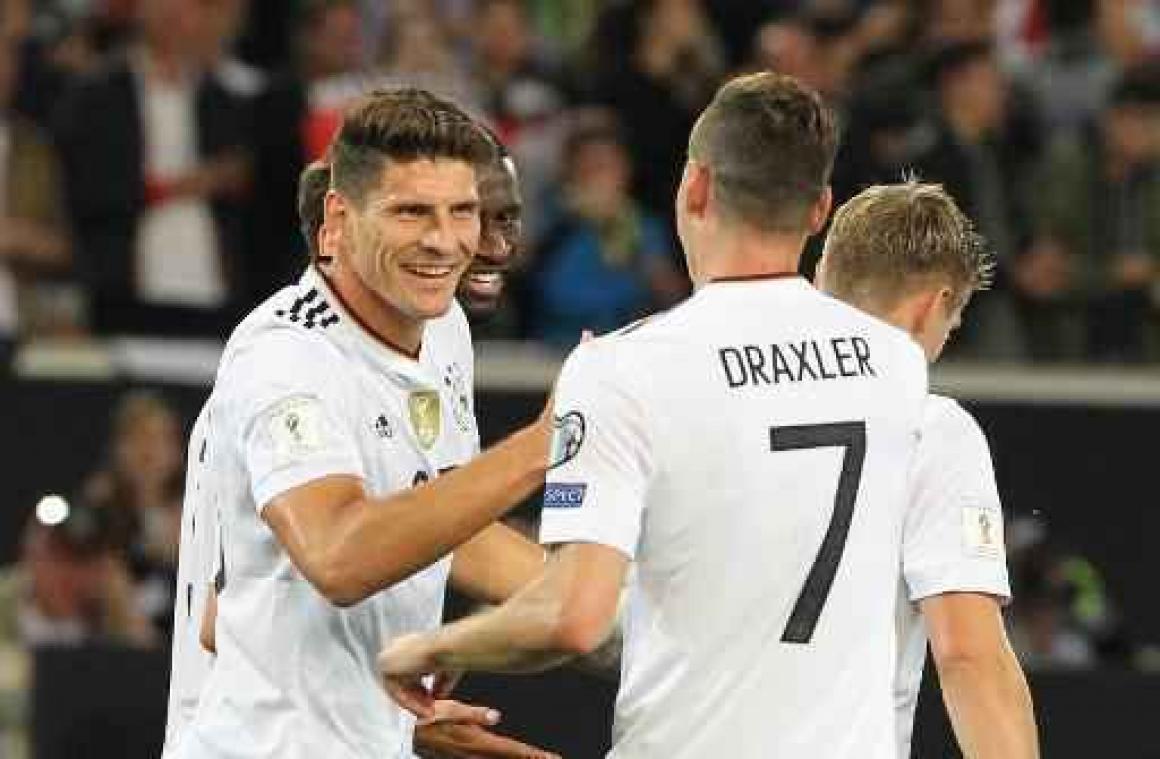 Kwal. WK 2018 - Duitsers hebben geen medelijden met Noren, Engeland haalt achterstand op tegen Slovakije