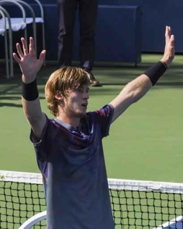 US Open - Rublev "had indruk" dat Goffin "moeilijkheden had met knie"