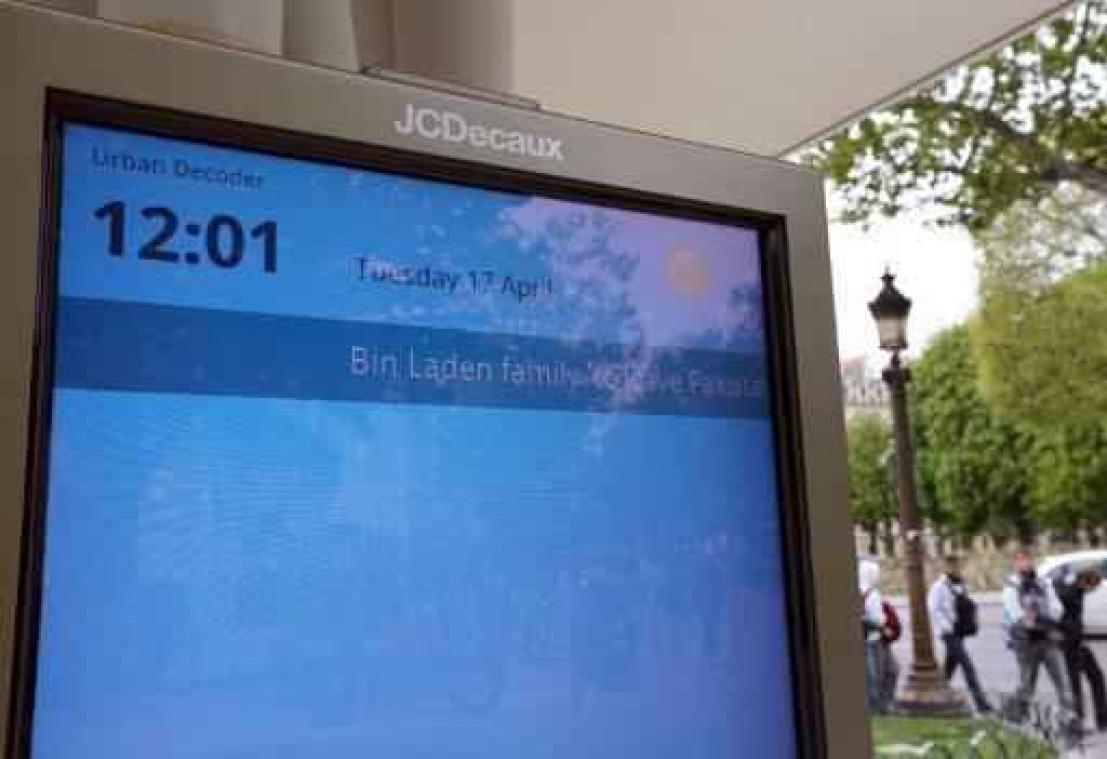 JCDecaux is al begonnen met verwijderen van camera's uit reclameborden
