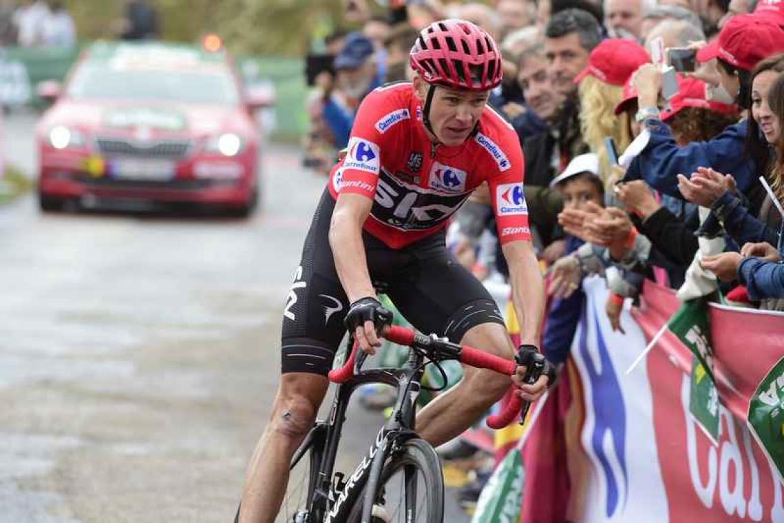 Froome geeft terrein prijs