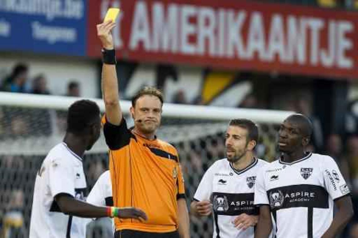 Jupiler Pro League - Scheidsrechter Frederik Geldhof slaagt opnieuw niet in fysieke proeven