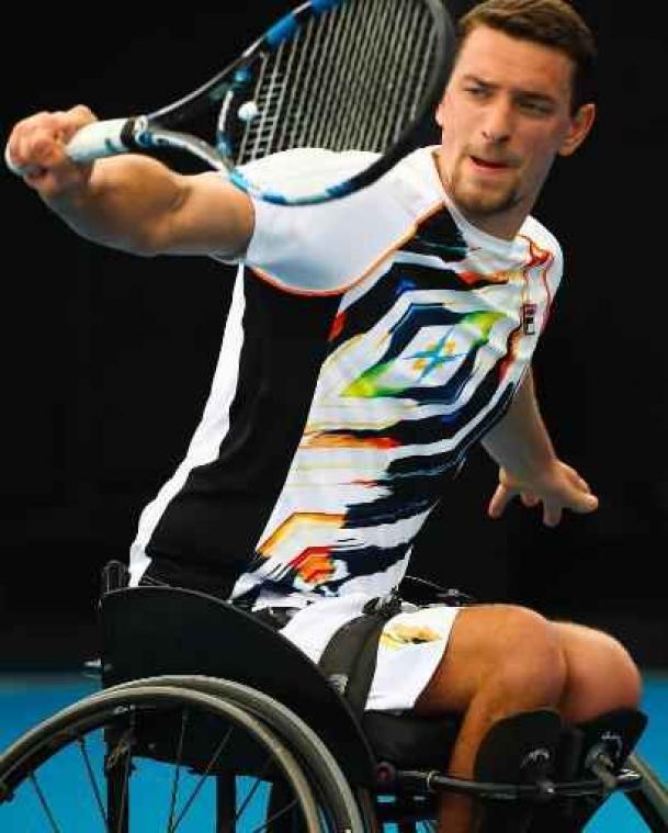US Open - Geen vierde dubbelfinale voor rolstoeltennisser Joachim Gerard