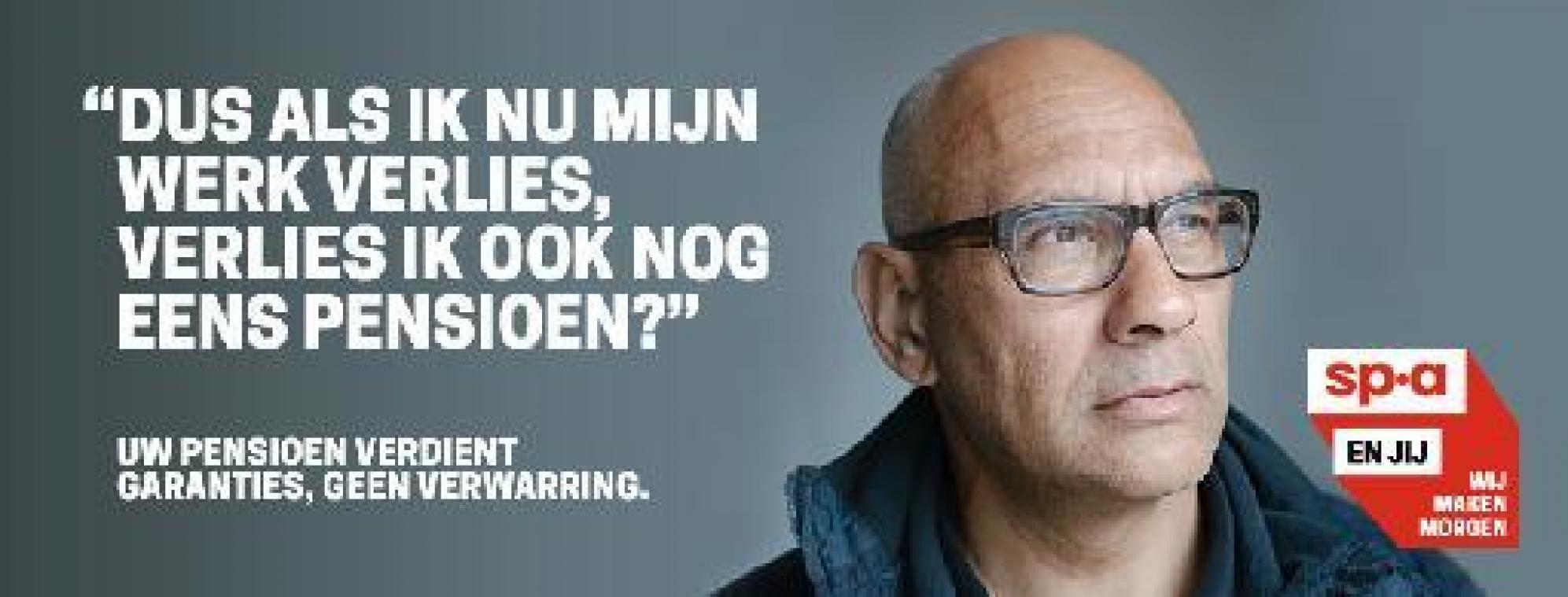 Pensioenen - Sp.a voert actie tegen pensioenhervorming in treinstations