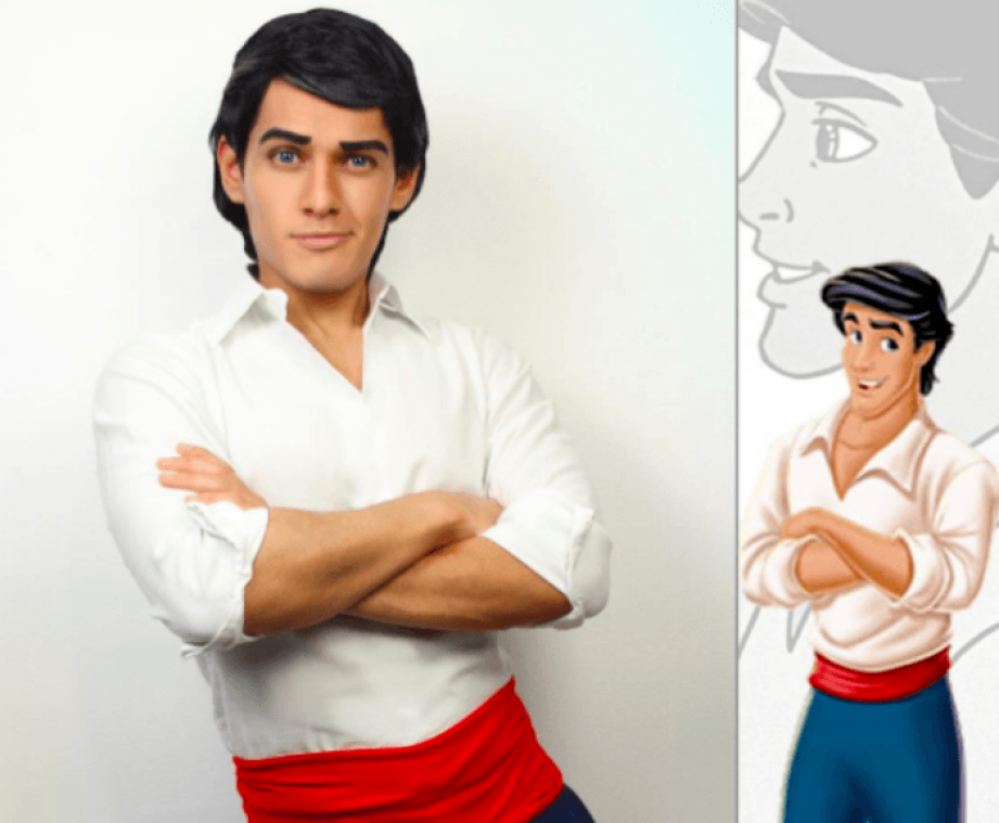 IN BEELD. Deze man lijkt wel een echte Disneyprins