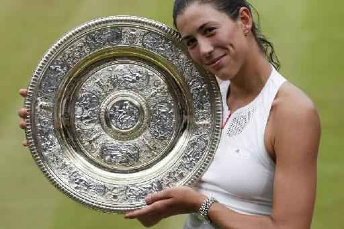 Garbine Muguruza heeft als eerste speelster ticket voor WTA Finals beet