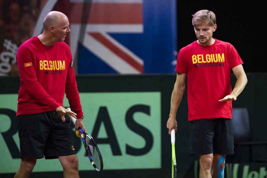 Goffin onzeker voor halve finale tegen Australië